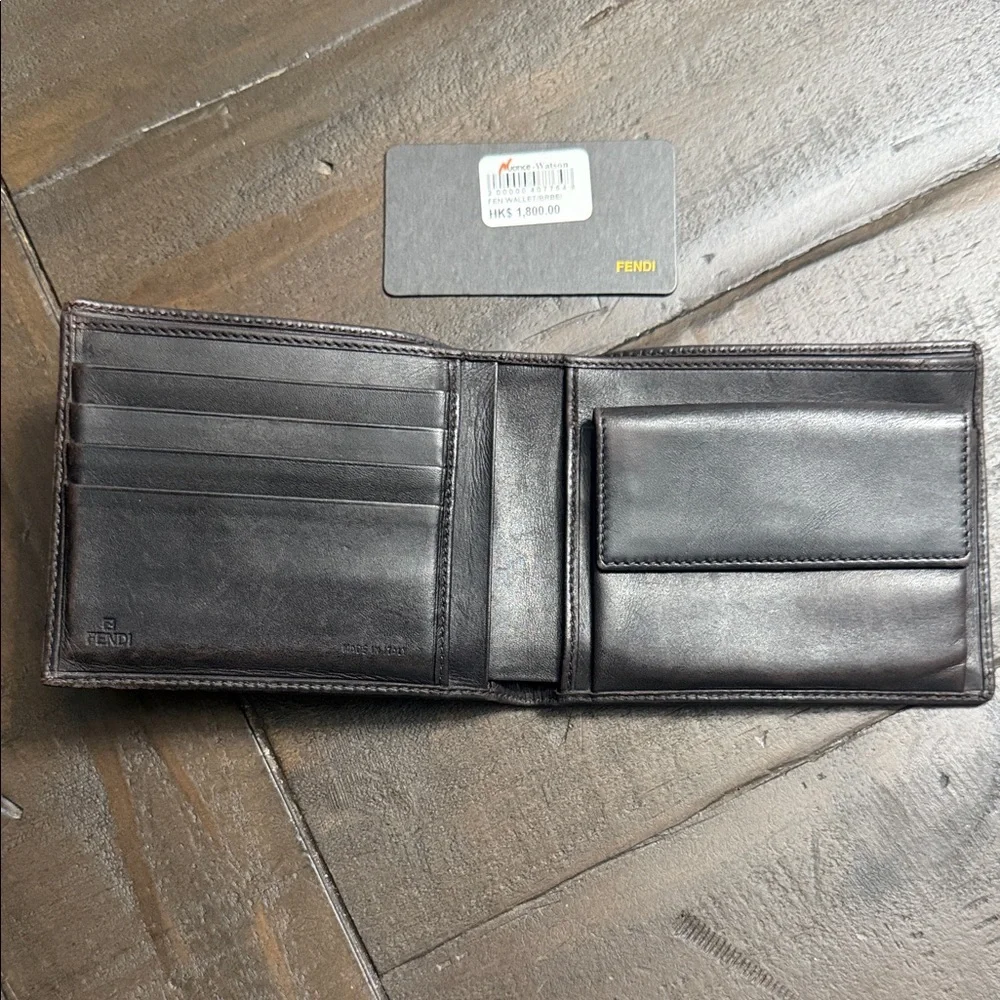 Fendi Brown and Cream Men's wallet